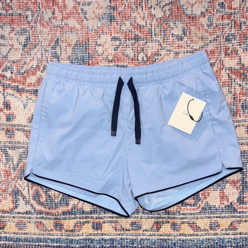 Cadets Men’s Cabana Swim Shorts in Light Blue SZ XS NWT